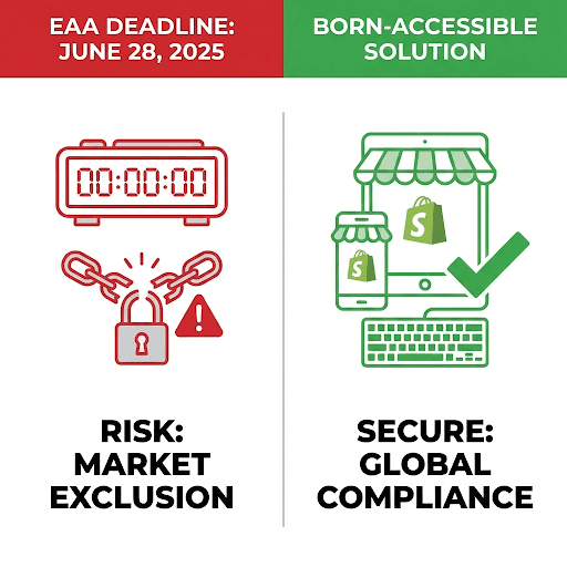 EAA Enforcement is Here: Why Your US Shopify Store is Now at Risk